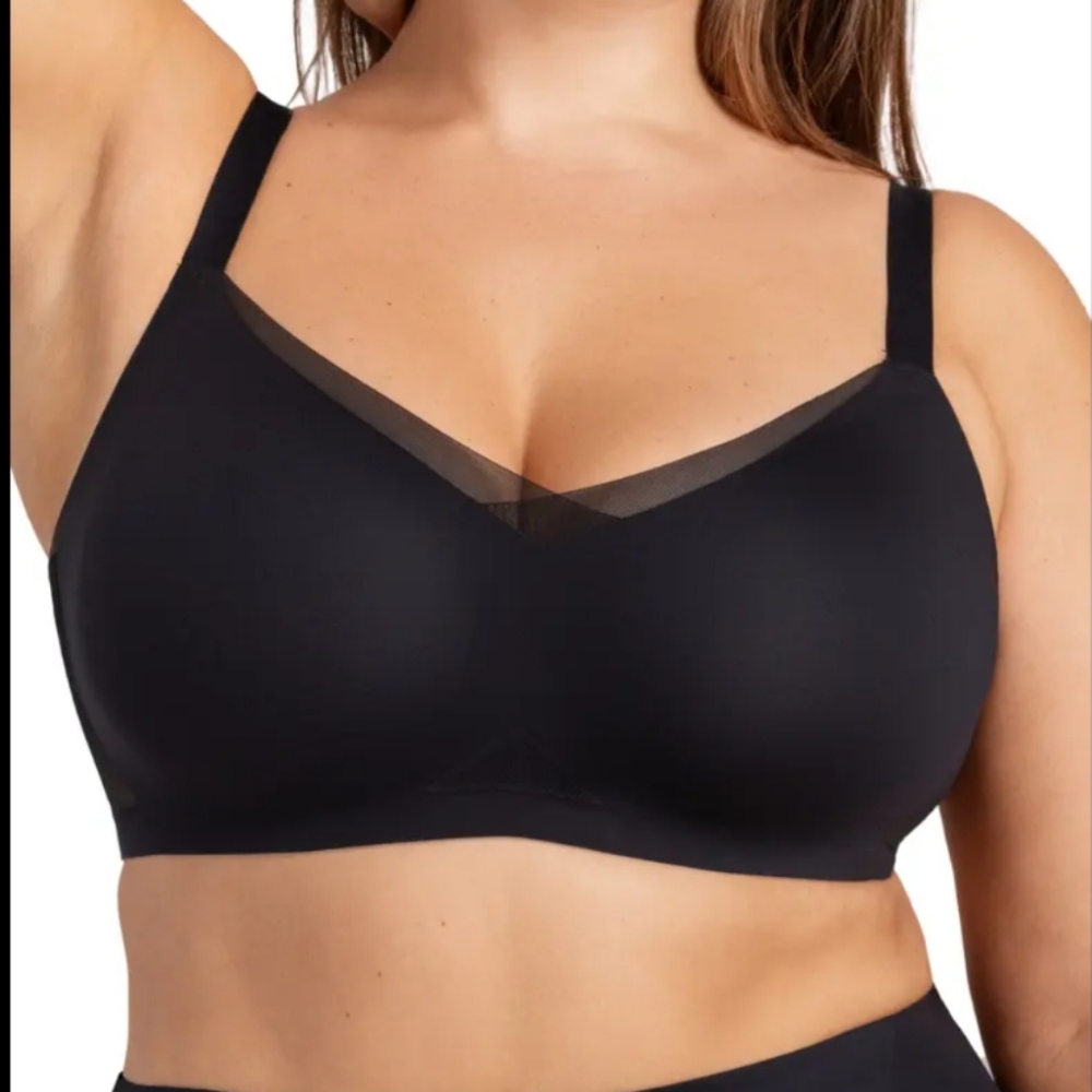 Honey love crossover bra‎ in Black Large 38 B / C